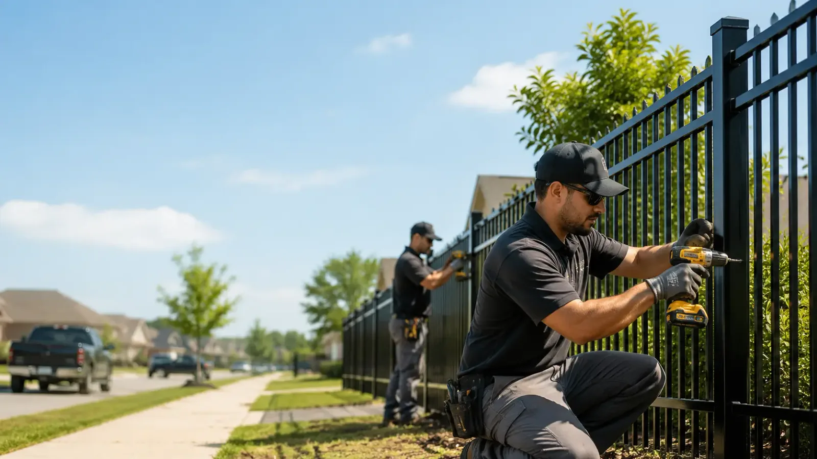 Metal Fence Installation in Sanford, TX